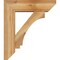 Ekena Millwork Imperial Slat Rough Sawn Bracket w/ Offset Brace, Western Red Cedar, 8"W x 28"D x 32"H BKT0806X28X32IMP06RWR - alternate 4